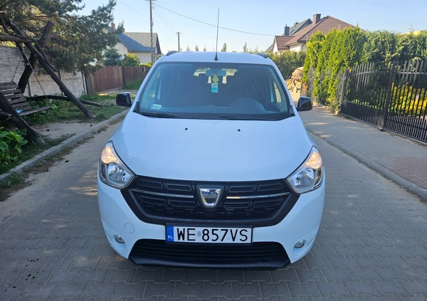 Dacia Lodgy cena 43500 przebieg: 115416, rok produkcji 2018 z Lesko małe 301